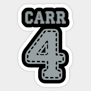 Derek Carr 4 Sticker